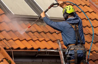Démoussage et hydrofuge de toiture à Selles